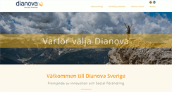 Desktop Screenshot of dianovasverige.org